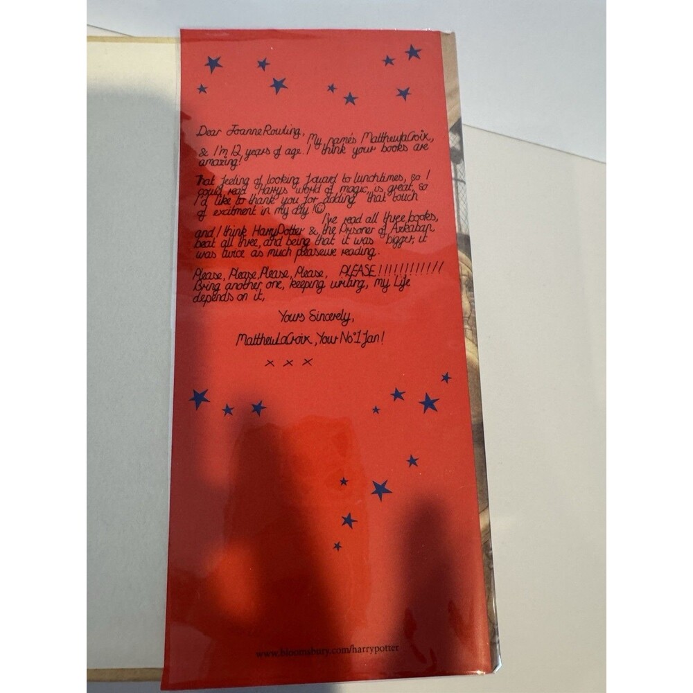 Harry Potter Goblet of Fire J.K. Rowling Hardcover 1st Edition Glasgow with erro - Picture 9 of 12